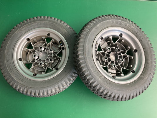 14"x3" Drive Wheels for Quantum Q6 Edge & Rival WHLASMB2093 -FULL TREAD* #K329