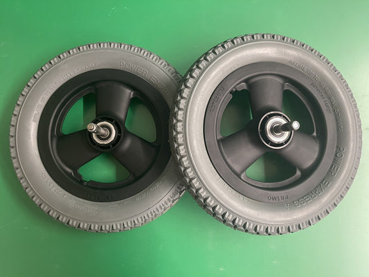 12" Whees for the Quickie Iris Tilt in Space Wheelchair ~100% Tread Life #i178
