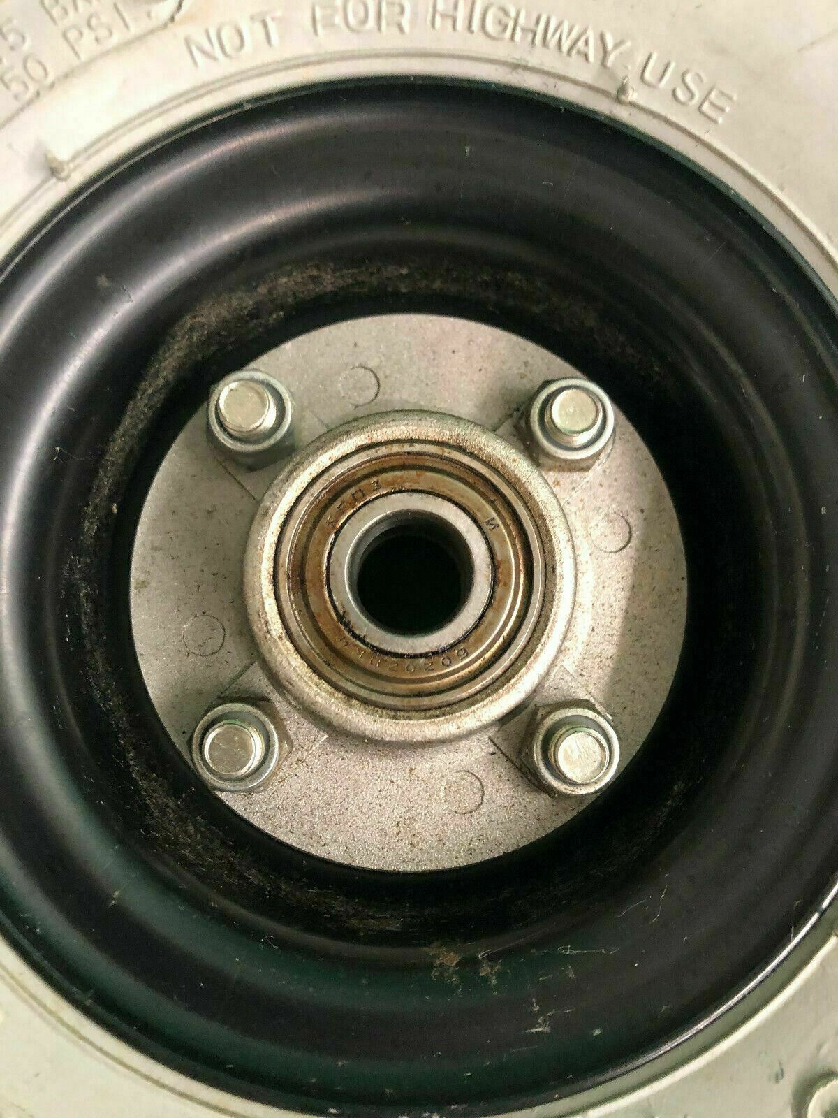 Pneumatic Front Wheels Assembly for Shoprider Scooters #F397