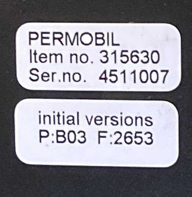 Permobil ICS Switchbox Power Seat Control Keypad 315630 - 1828839 - #L186