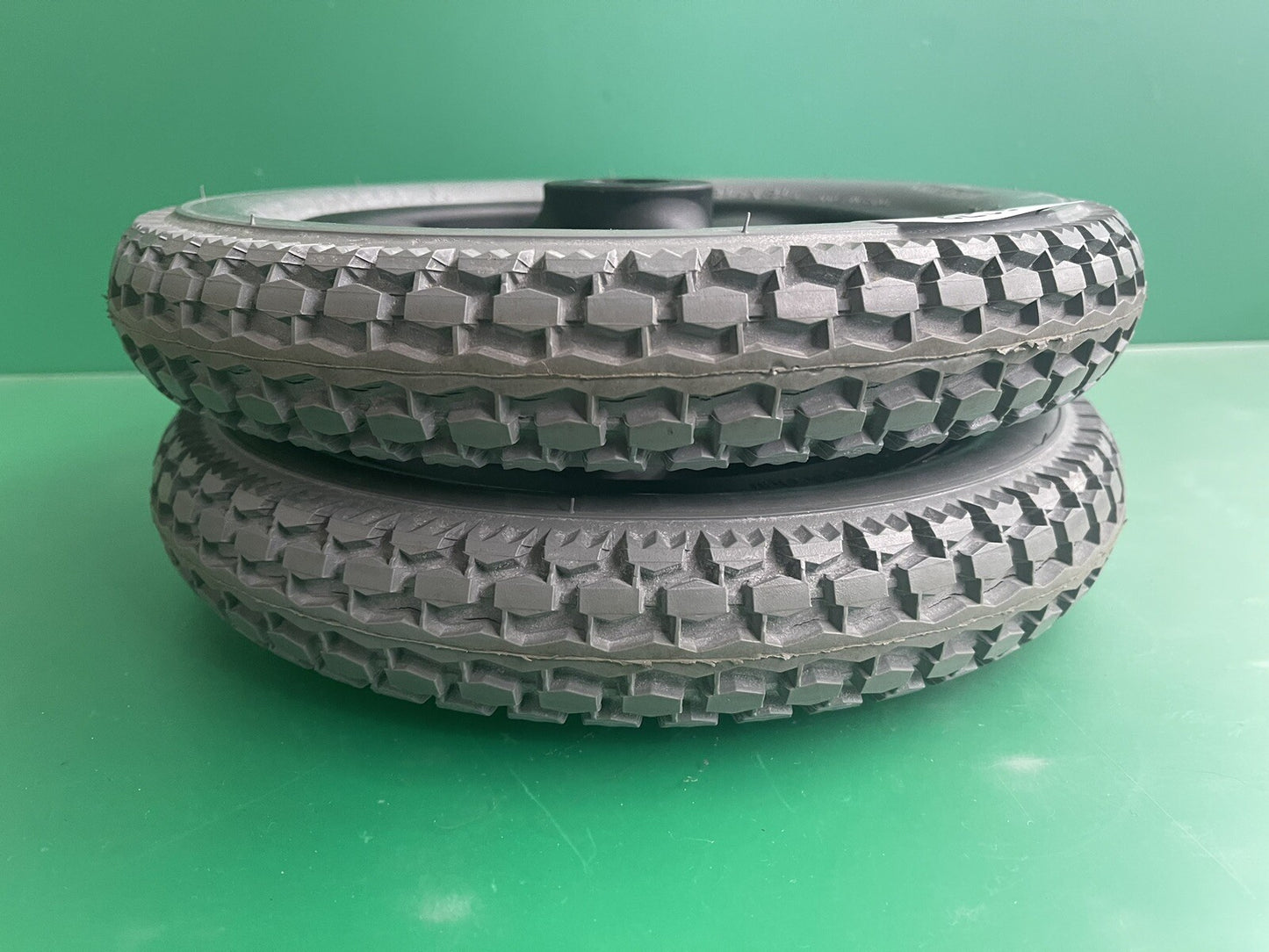 12" Whees for the Quickie Iris Tilt in Space Wheelchair ~100% Tread Life #i178