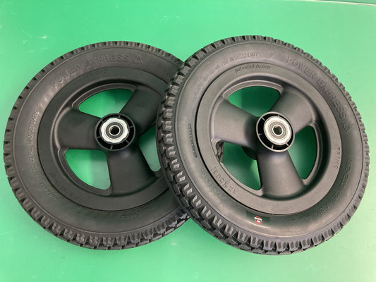 12" Whees for the Quickie Iris Tilt in Space Wheelchair ~100% Tread Life #J626
