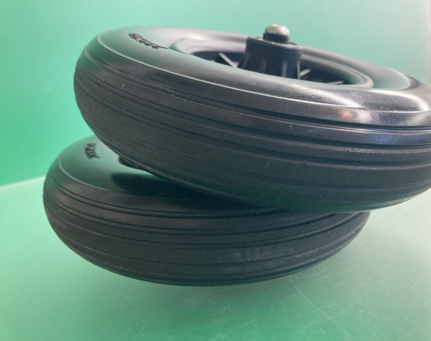 Solid Caster Wheels for the Ephesus X3 Folding Power Wheelchair #K589