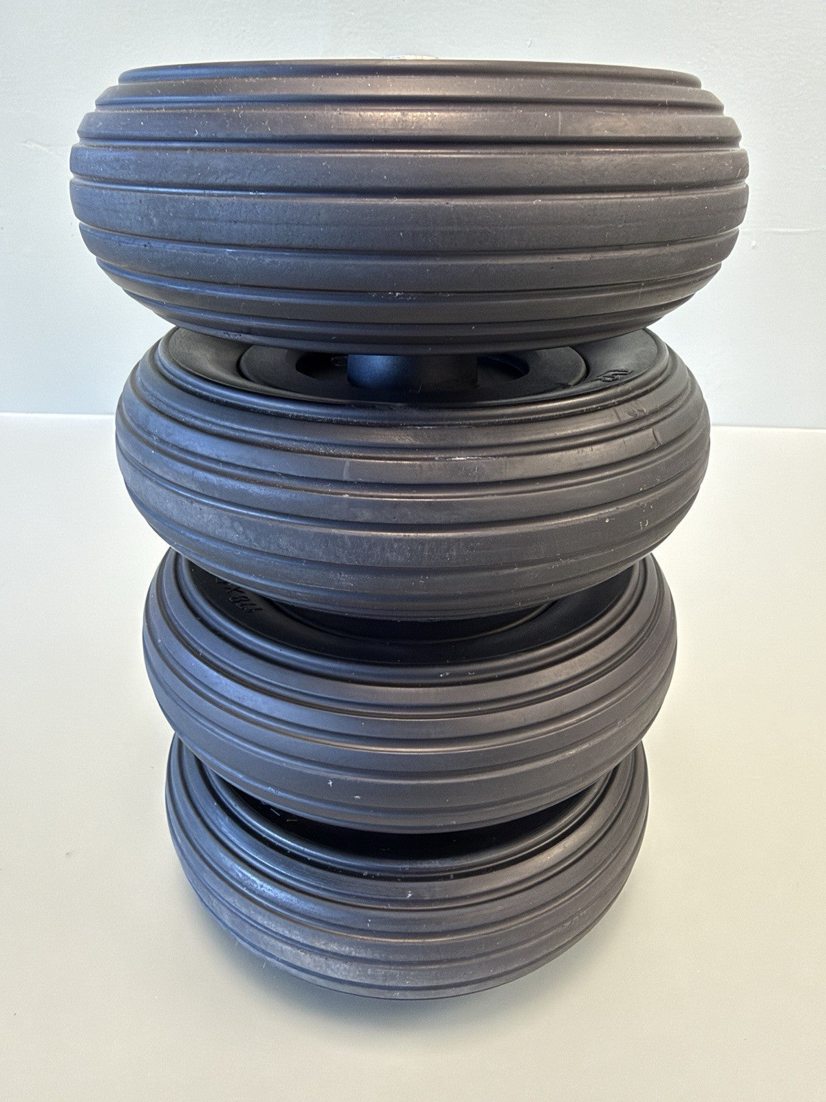 Set of 4* Caster Wheel Assembly for Q500m & Q300m Wheelchairs FULL TREAD* #L238