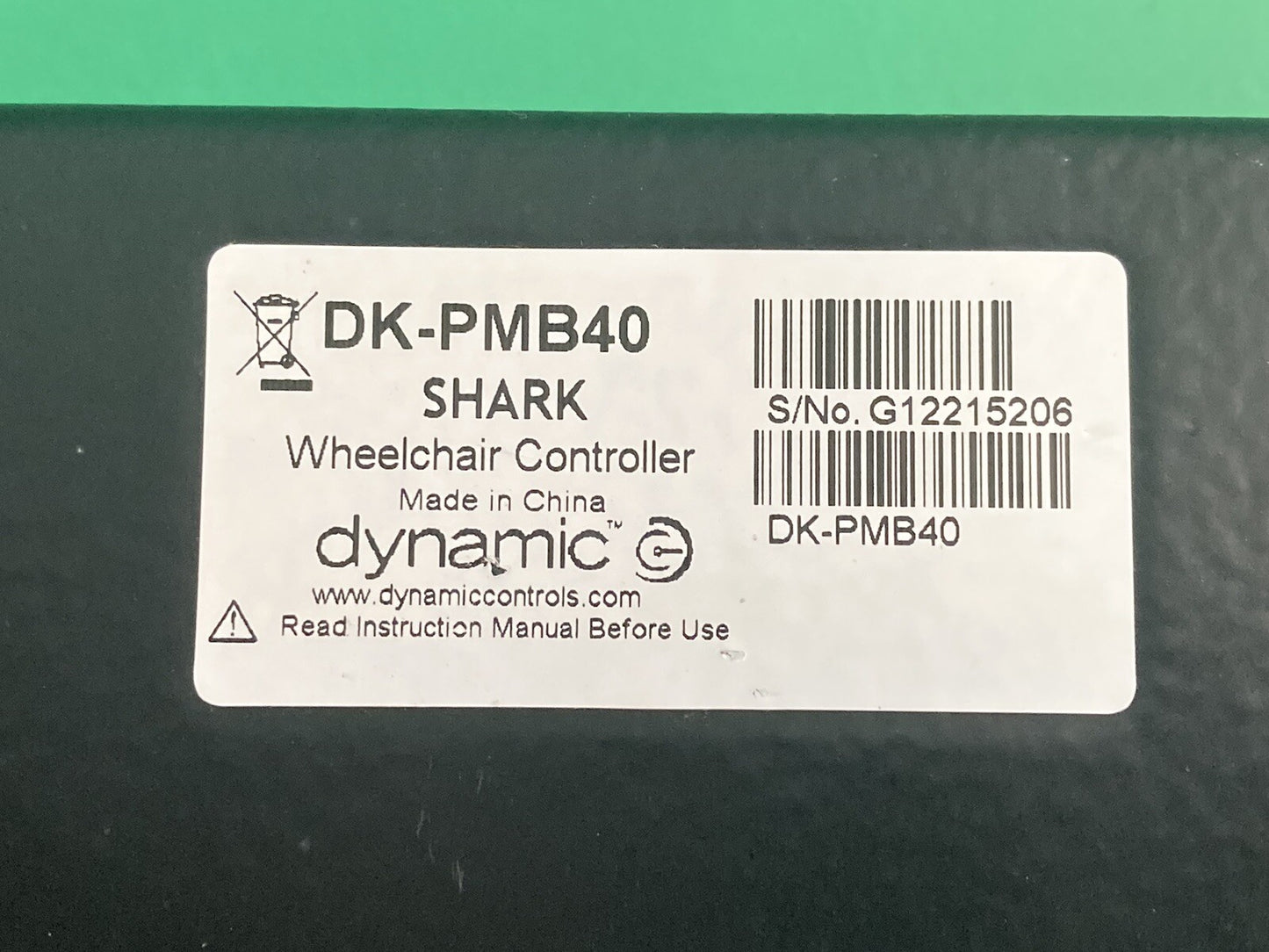 Shoprider Streamer Dynamic DK-PMB40 Wheelchair Control Module Shark #J779