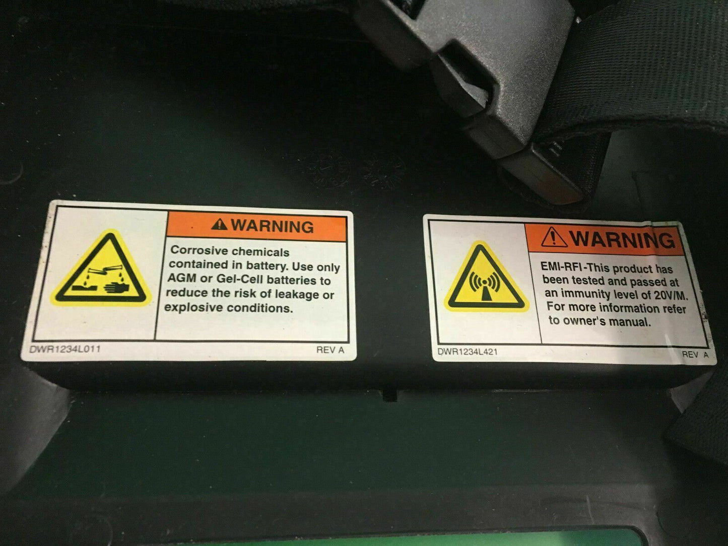 Battery Box Tray & Battery Harness for Quantum 600 / 610 Power Wheelchair #C671