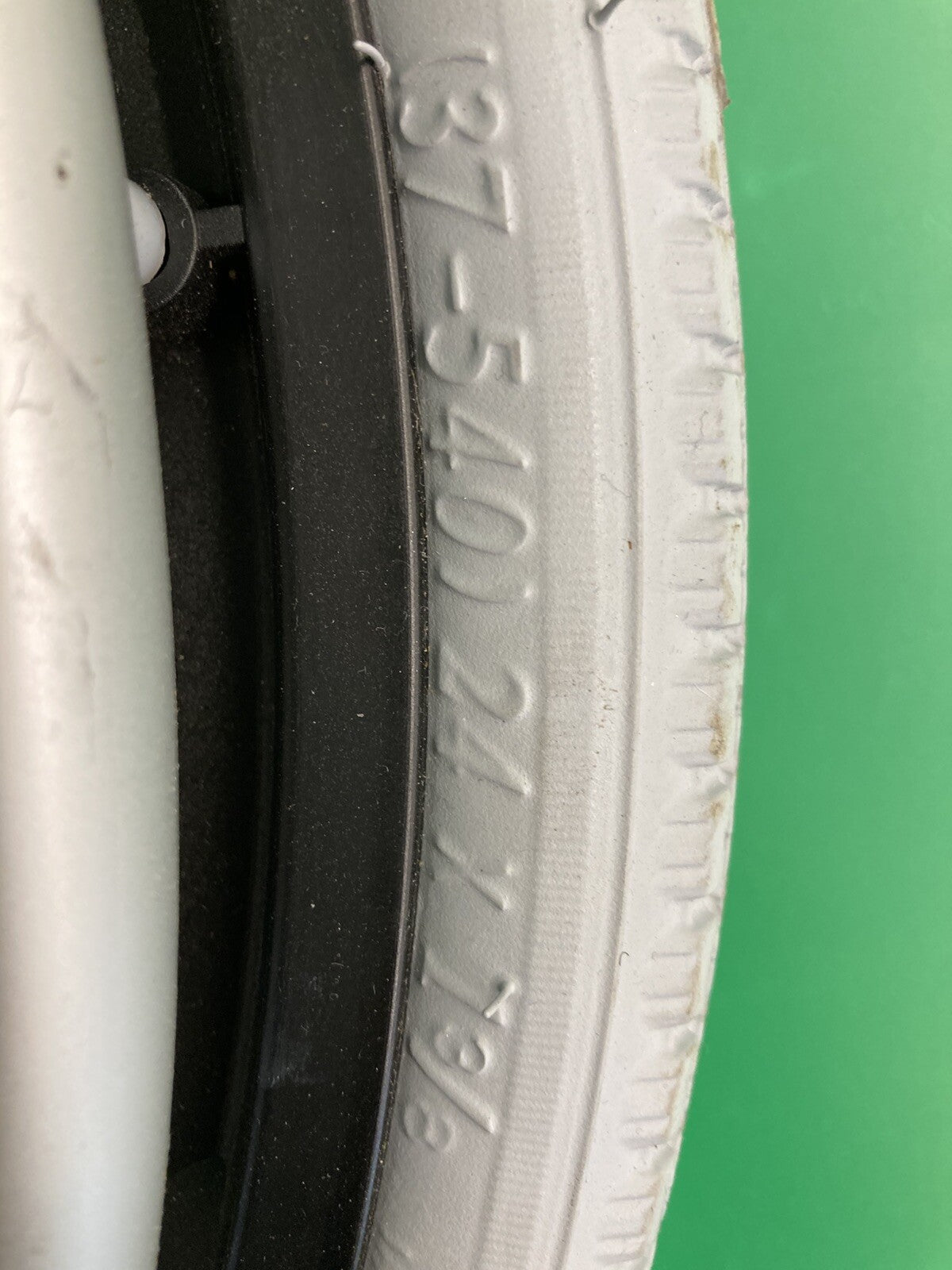 24" x 1 3/8" Solid Flat Free Wheels for Motion Composites Wheelchairs #K775