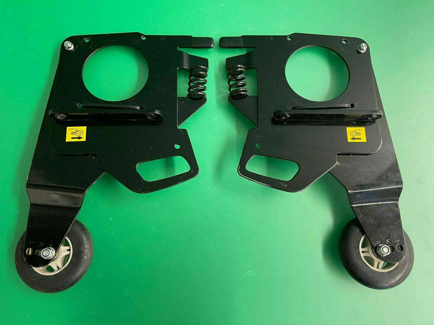 Anti-Tip Wheels & Tie Down Assembly for Permobil C300 Power Wheelchair #F595