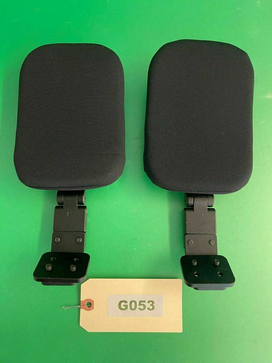 QUANTUM TB3 Swing-A-Way Thoracic Supports w/ Mounts for Wheelchair 7" x 5"