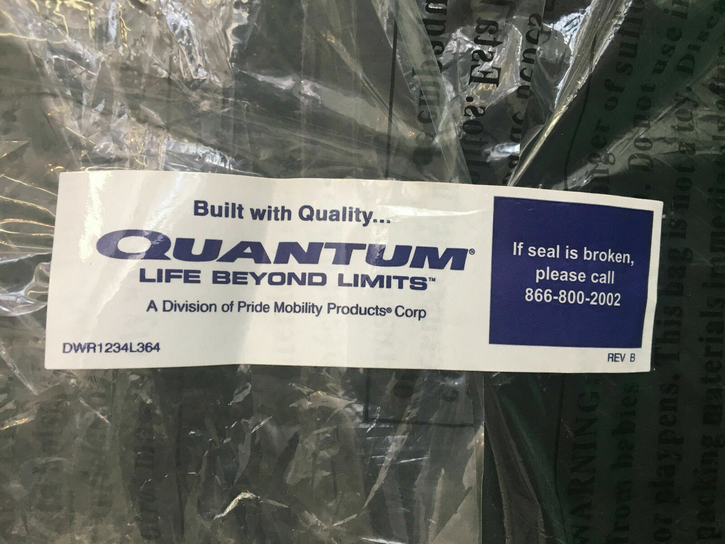 NEW* TRU BALANCE 3 SPORT Seat Back Cushion for Quantum Powerchair 18x13 #B441