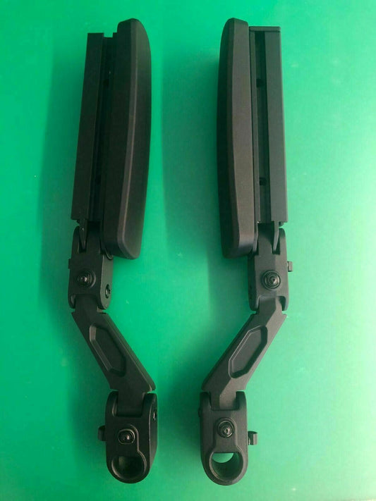 Set of 2* Quantum Arm Rest Assemblies w/ 10" Pads for Quantum Power Wheelchair