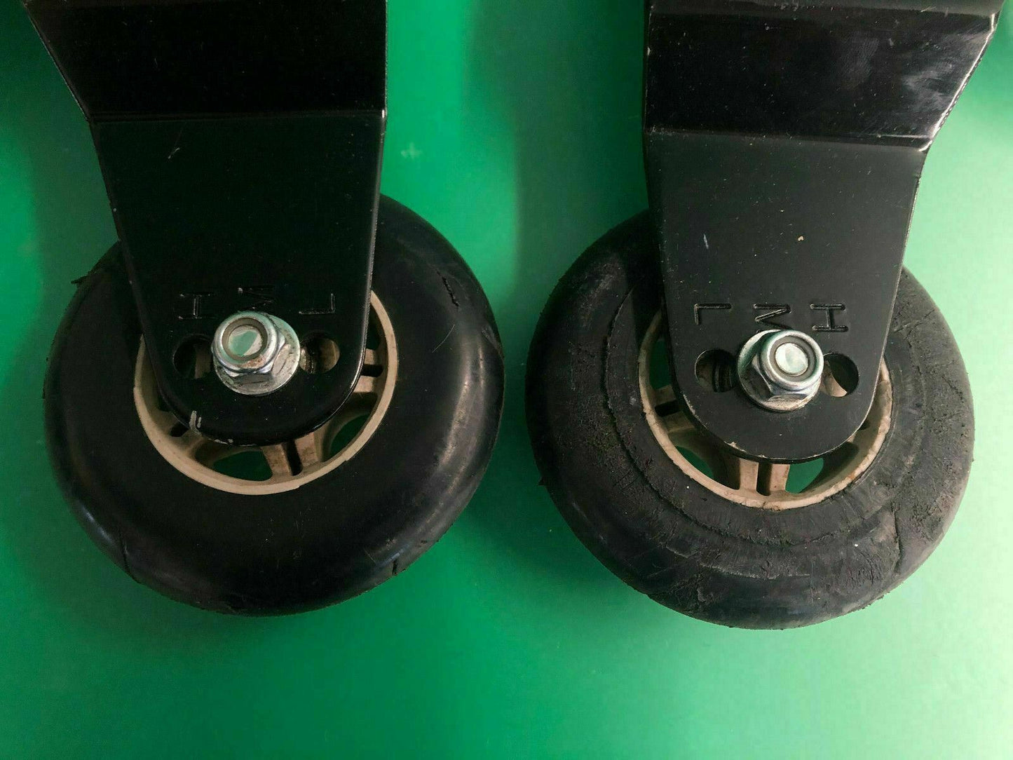 Anti-Tip Wheels & Tie Down Assembly for Permobil C300 Power Wheelchair #F627