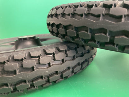12" Whees for the Quickie Iris Tilt in Space Wheelchair ~100% Tread Life  #J626