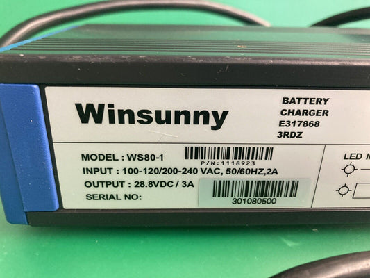 24 Volt 3 Amp On-Board Battery Charger for Invacare Pronto 1118923 WS80-1 #J796