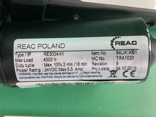 Wheelchair Leg Actuator RE3004/41- 94UA1KB1 - TRA1029 - TRC181105 - #K042