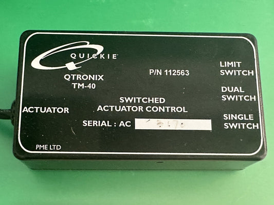 Quickie Qtronix TM-40 Switched Actuator Control P/N 112563 #i667