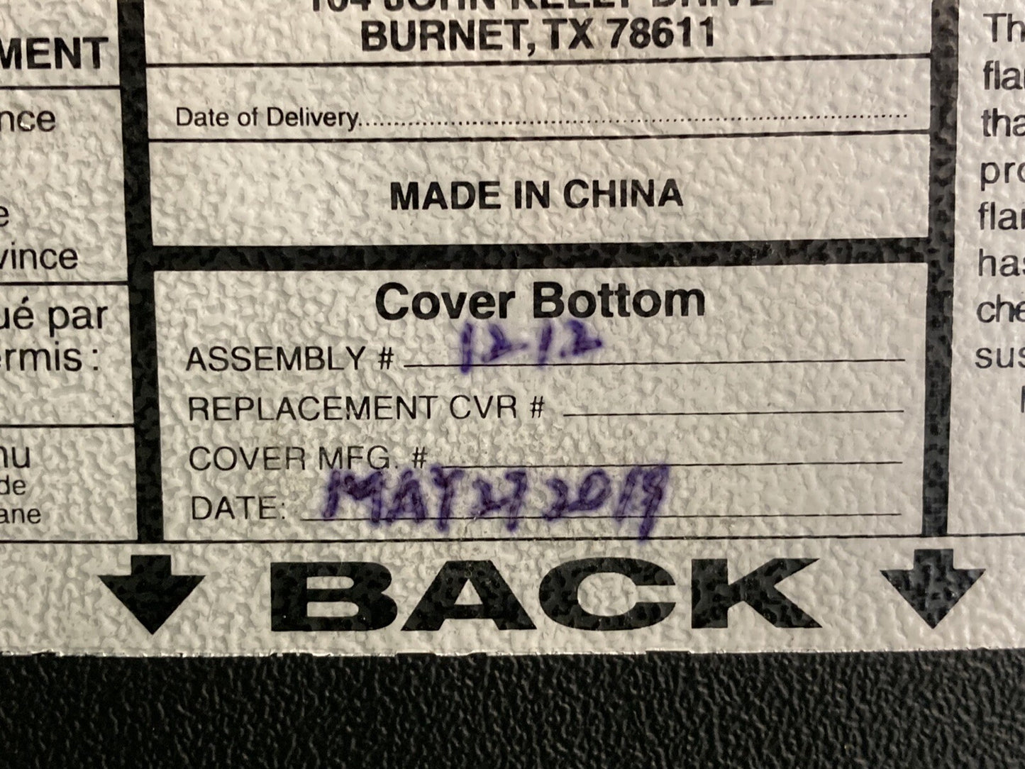 Stealth Products Wheelchair Cushion for ST-ZENSP1212 - 12" W x 12" D #K324