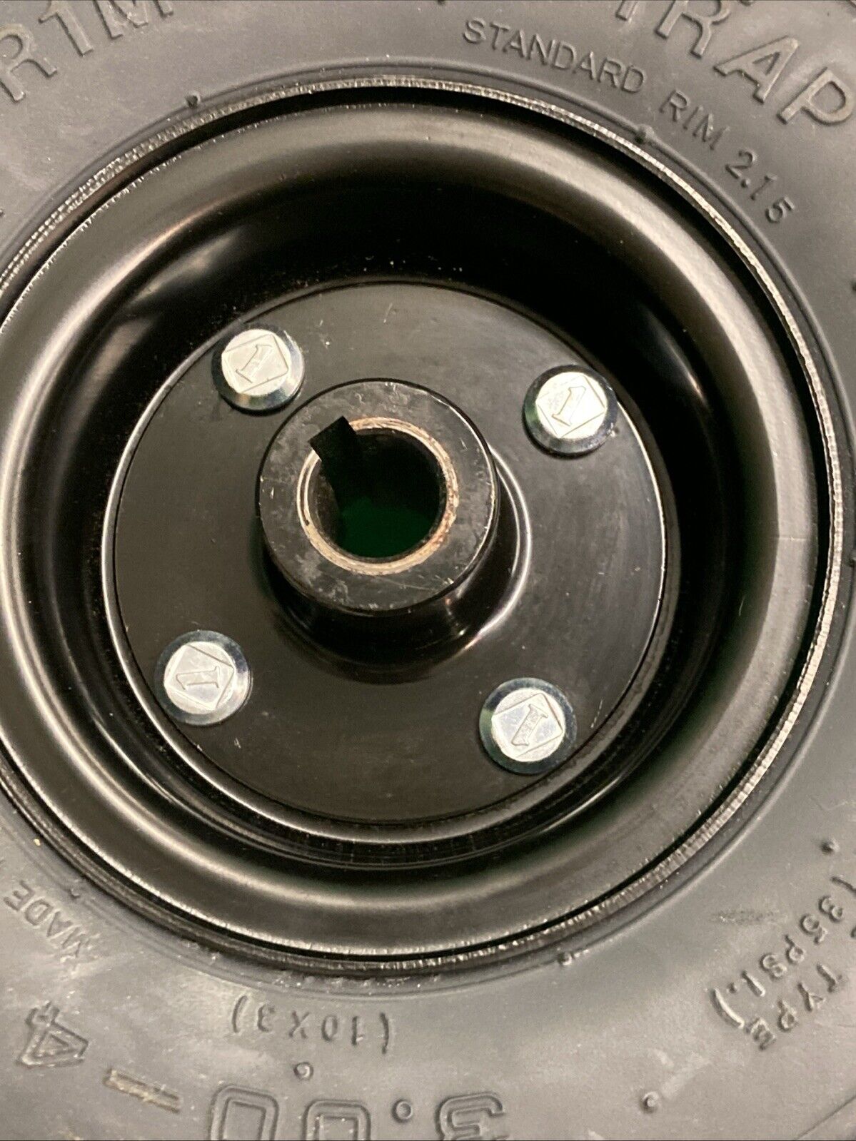 Dark Gray Drive Wheel Assembly for the Pride / Quantum J6 Power Wheelchair #K410