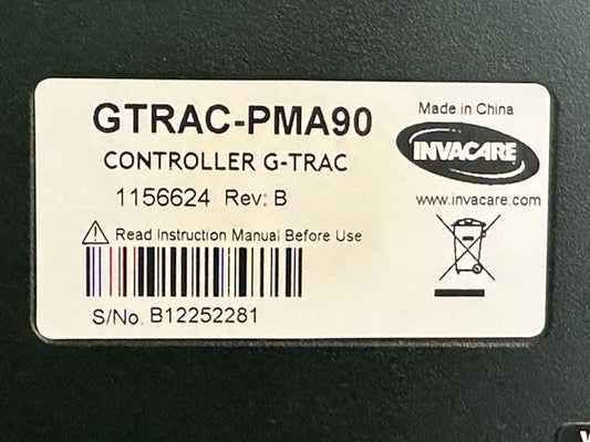 Invacare Controller GTRAC-PMA90 Control Module 1156624 - Rev: B #i673