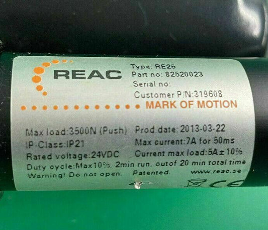 Permobil 3G Seating Recline Actuator 319608 for Powerchair 82520023 RE25 #F683