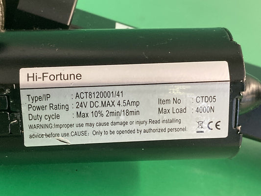 Recline Actuator Model: ACT8120001/41 for Quantum Wheelchairs CTD05 #K242