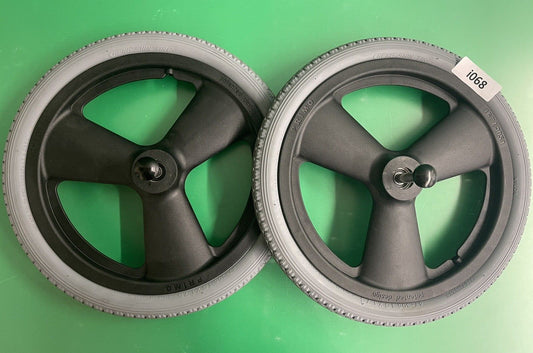 16" Whees for the Quickie Iris Tilt in Space Wheelchair -Mint Condition* #i068