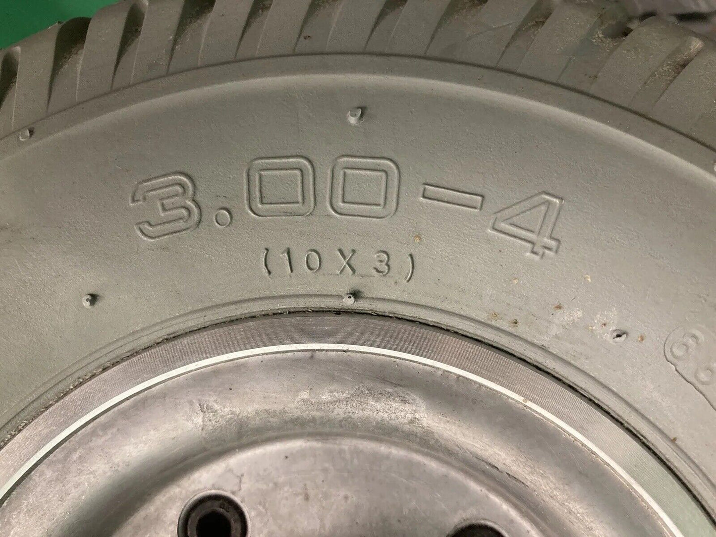 3.00-4 10"x3" Drive Wheel Assembly for Pride Jazzy Jet Power Wheelchairs #J104