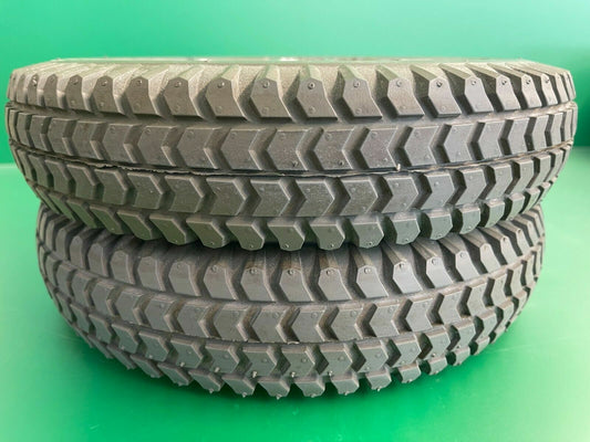 14"x3" (3.00-8) Flat Free Drive Wheel Assembly for Quantum Q6 Edge & Rival #H380