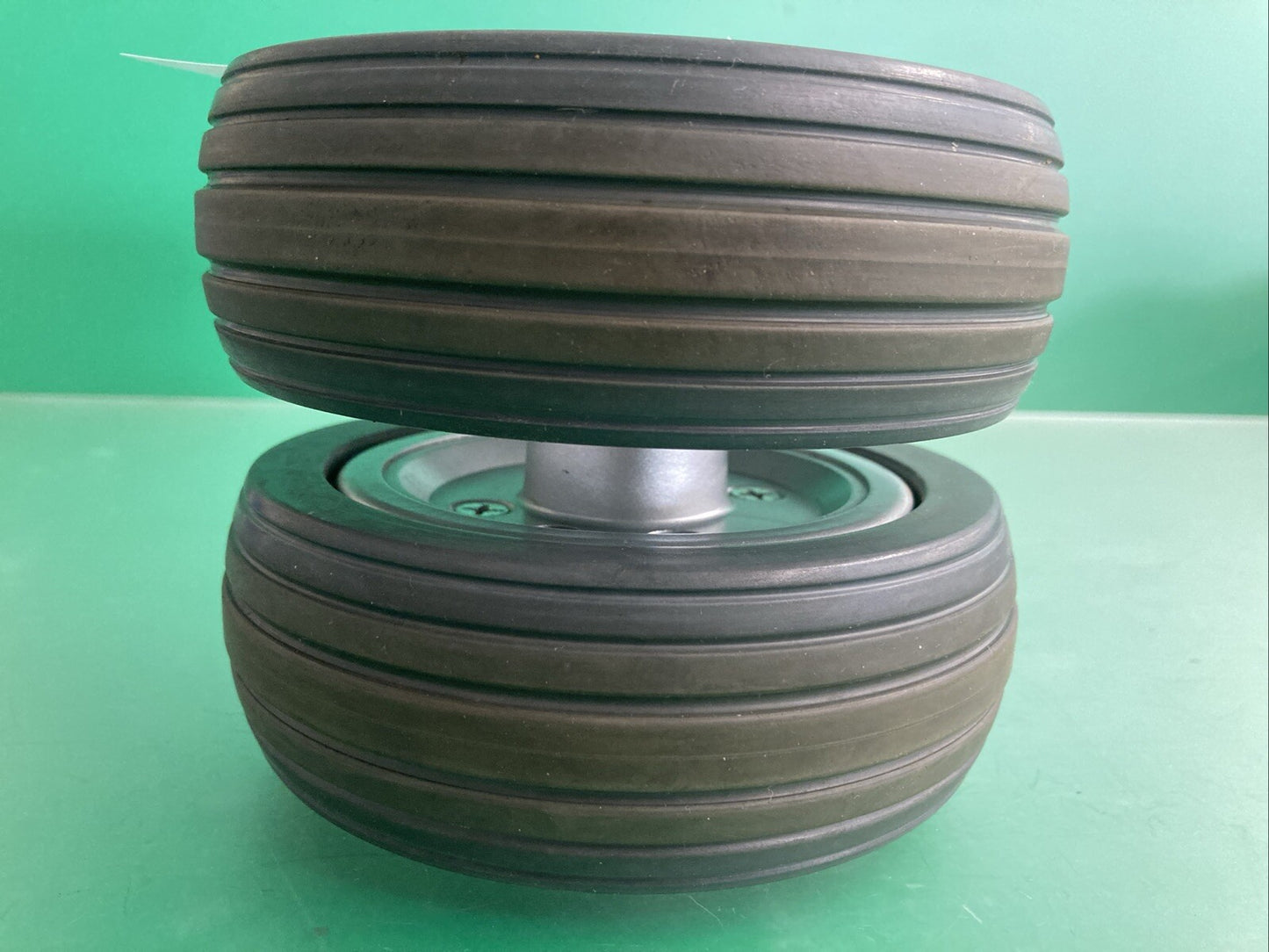 Solid Rear Caster Wheels for the Pride Jazzy J6 / Quantum J6 Powerchair #K451