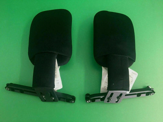 QUANTUM TB3 Swing-A-Way Thoracic Supports w/ Mounts for Wheelchair 7" x 5" #C857