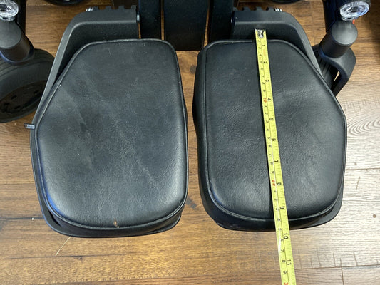 2 Leatherette Permobil Foot Pad Cushions for Power Wheelchair 6" W x 9" #K196