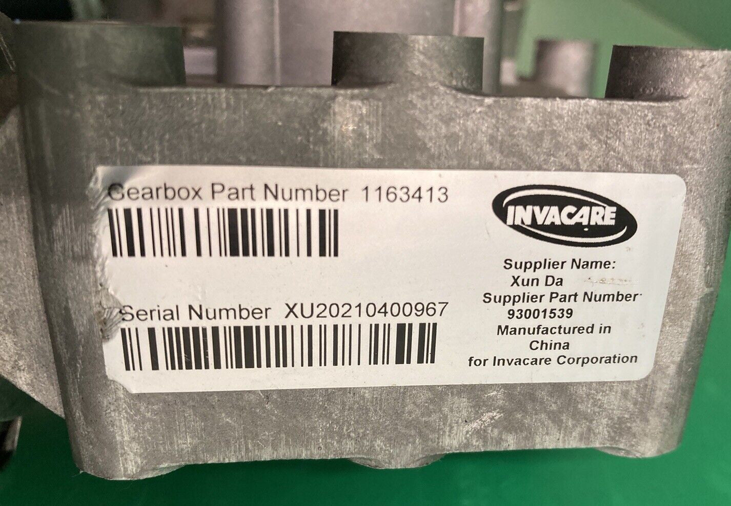 MOTORS FOR INVACARE TDX SP II 1188843 / M9278-02 / 1163412 - 1163413 #J970