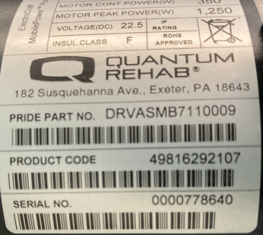 NEW* 3800 RPM Motors For Quantum Edge HD DRVASMB7110009 - DRVASMB7110010 #K804
