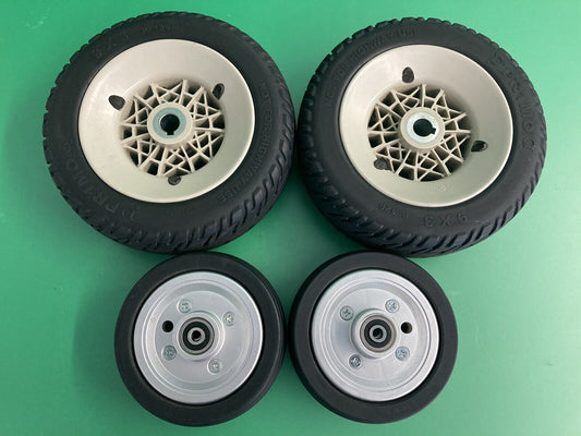 6" Caster Wheels & 9" Drive Wheels for Pride Jazzy Select Elite & TSS 300 #J803