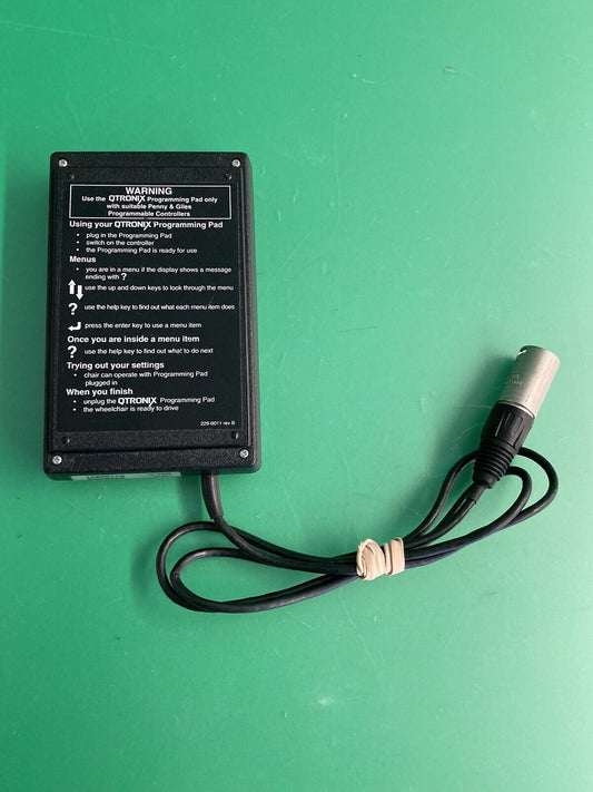 PG DRIVES QTRONIX Power Remote Programmer to Program Wheelchairs D49646/6 #J264