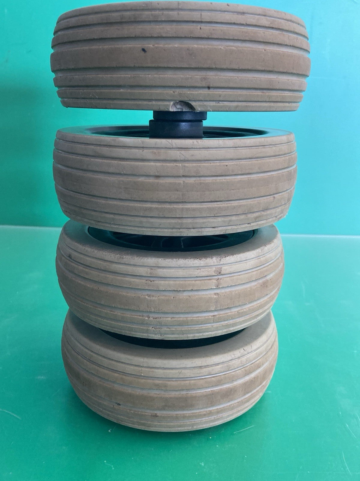 Set of 4 Caster Wheels for Pride Jazzy 614 / 614 HD Power Wheelchair #L058