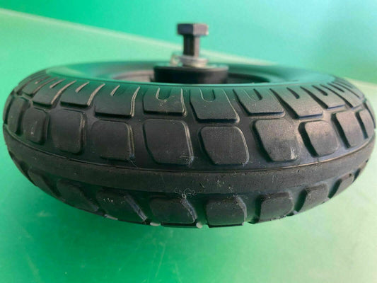 8"x2" (200x50) Black Flat-Free Front Wheel Assy for the Drive Bobcat 3 #E274