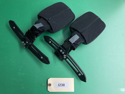 Permobil 3G Swing-A-Way Thoracic Lateral Supports w/ Mount Brackets #J238