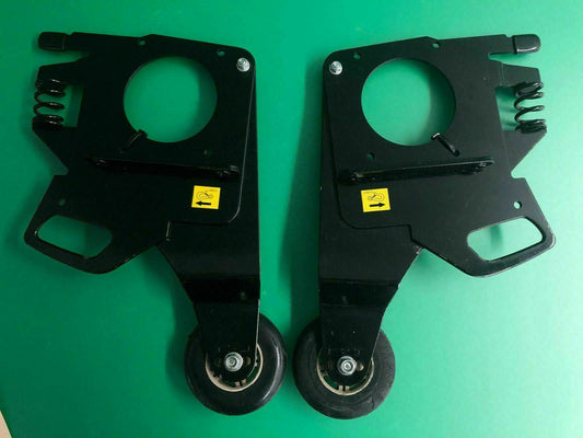 Anti-Tip Wheels & Tie Down Assembly for Permobil C300 Power Wheelchair #F627