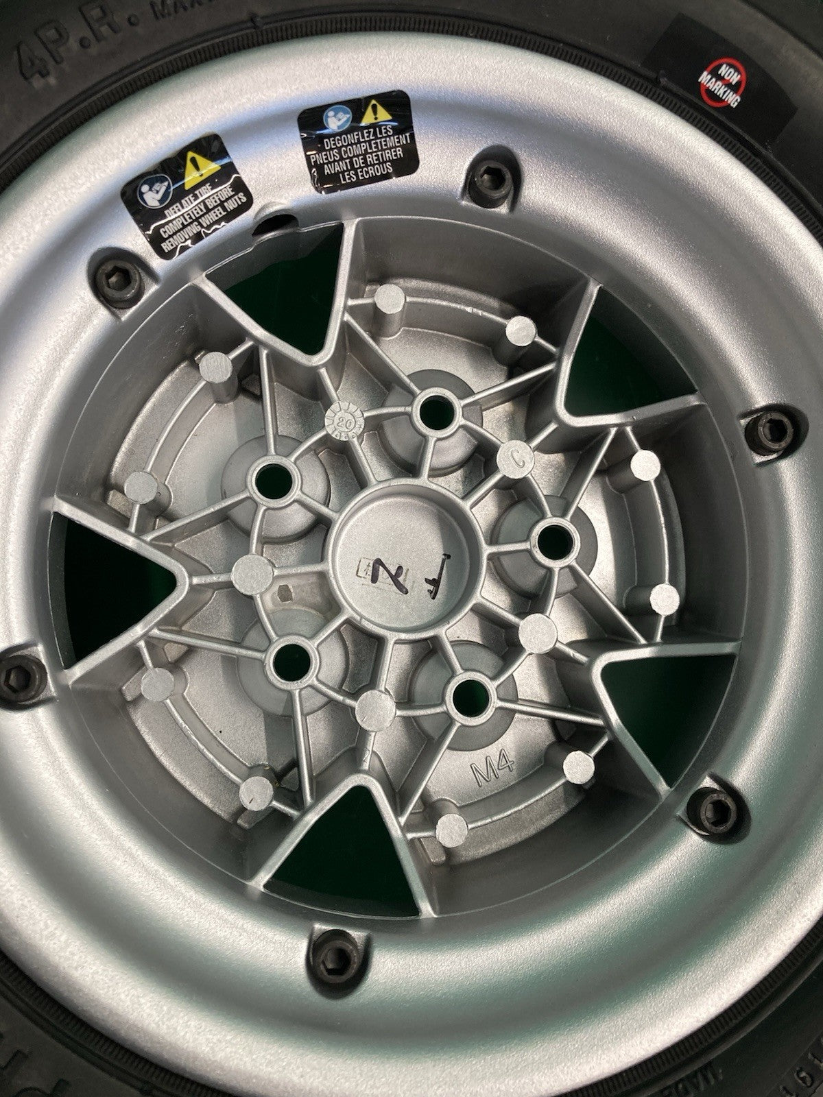 14"x3" Solid Drive Wheels for Jazzy 600 ES Power Wheelchair WHLASMB7120004 #L084