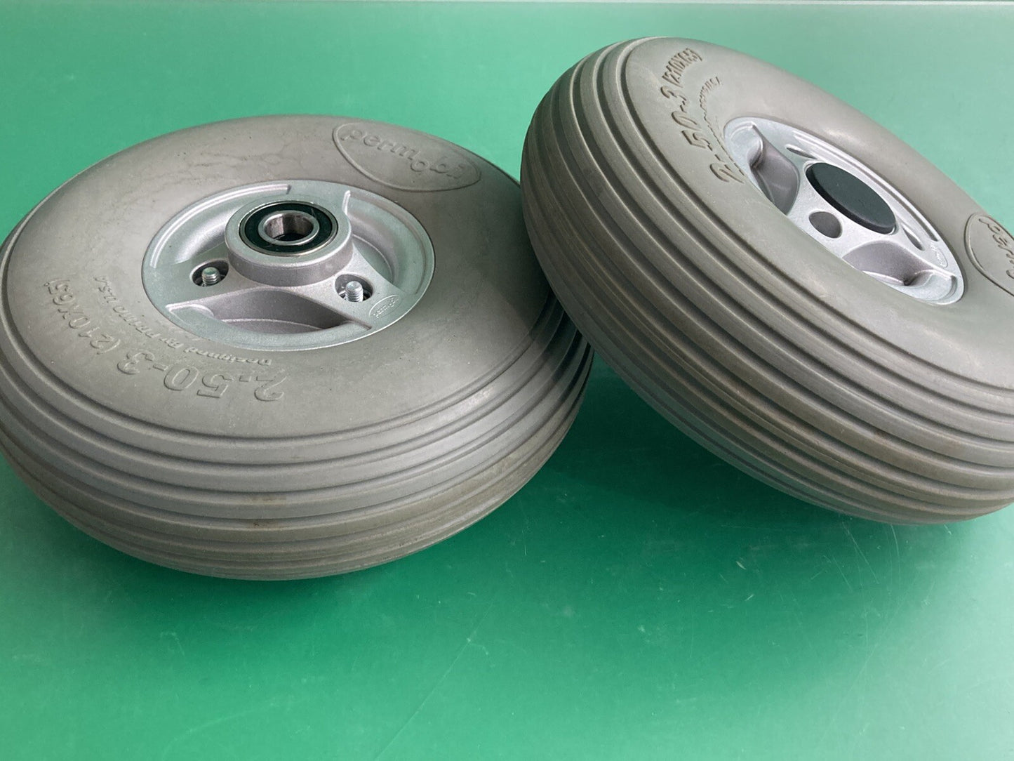 Caster Wheels for Permobil C300 Power Wheelchair Set of 2- FULL TREAD LIFE #K591