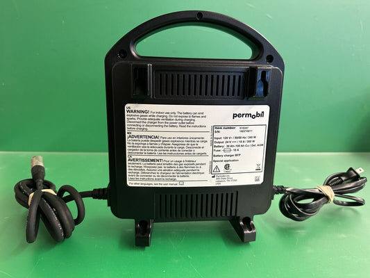 Permobil 10amp VoltPro Power Wheelchair Battery Charger 24V 10A ITEM616270 #H852