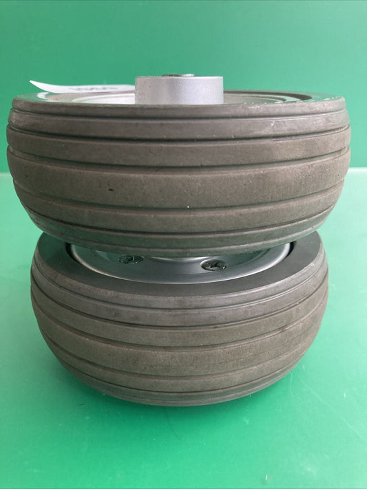 Solid Rear Caster Wheels for the Pride Jazzy J6 / Quantum J6 Powerchair #i969