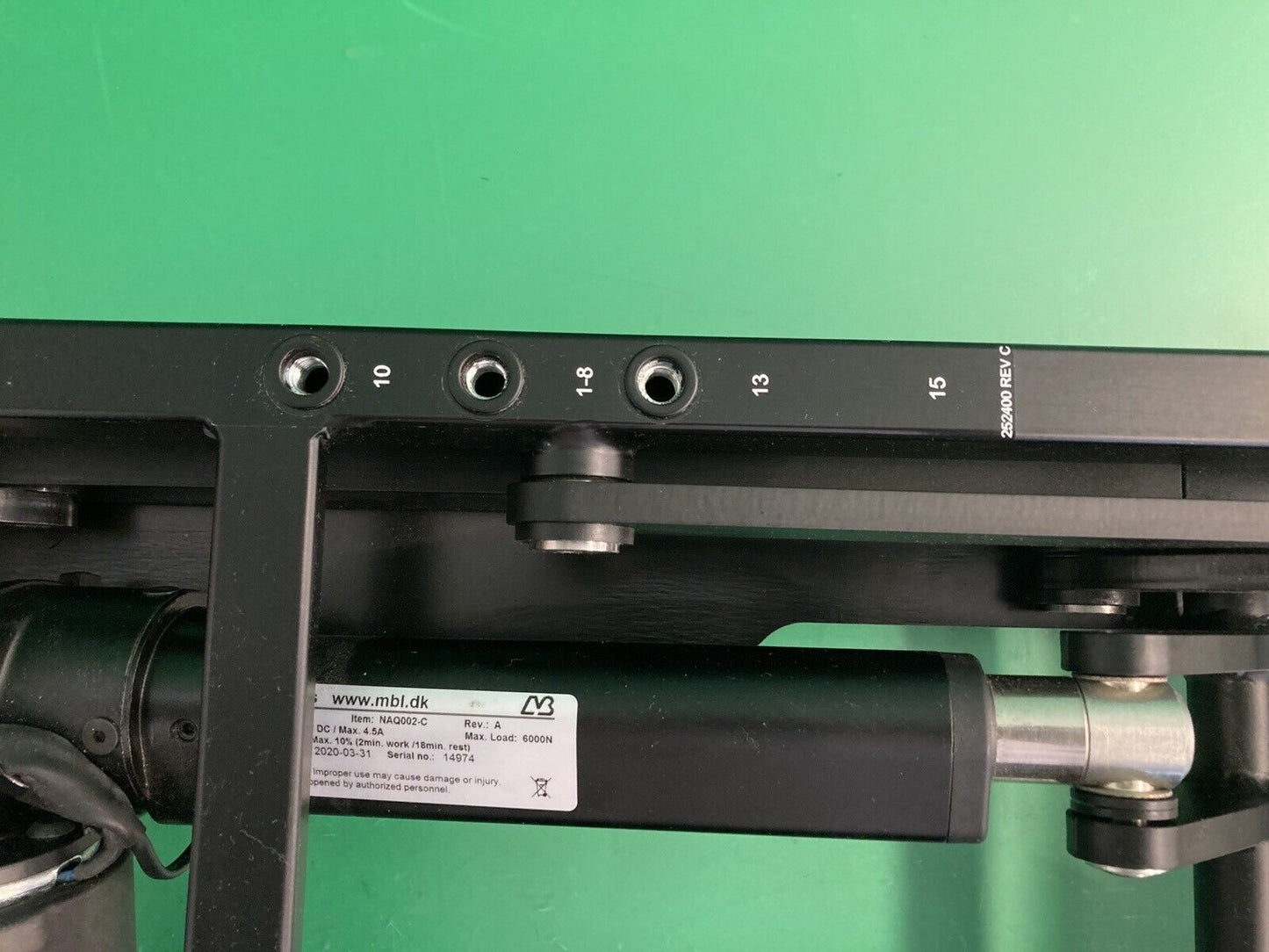 Sunrise Medical Quickie Q300M MINI TILT SYSTEM W/ ACTUATOR NT0200 #K484