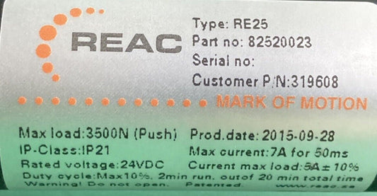Permobil 3G Seating Recline Actuator 319608 for Power Wheelchair 82520023 #J342