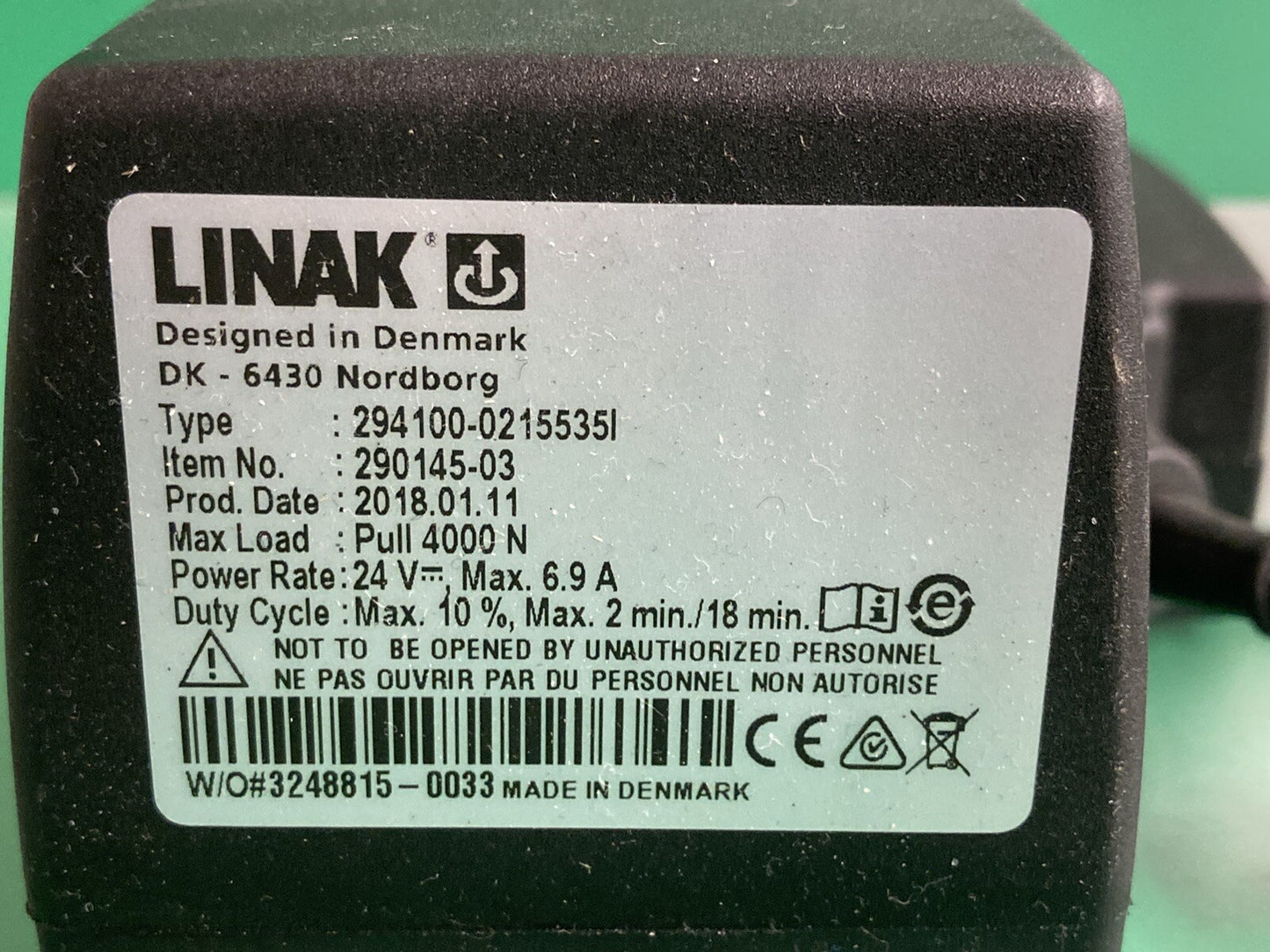 Linak Recline Actuator Quickie for QM-710 294100-02155351 / 290145-03 #K136