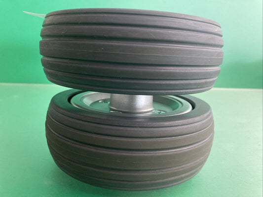 Solid Rear Caster Wheels for the Pride Jazzy J6 / Quantum J6 Powerchair #K450