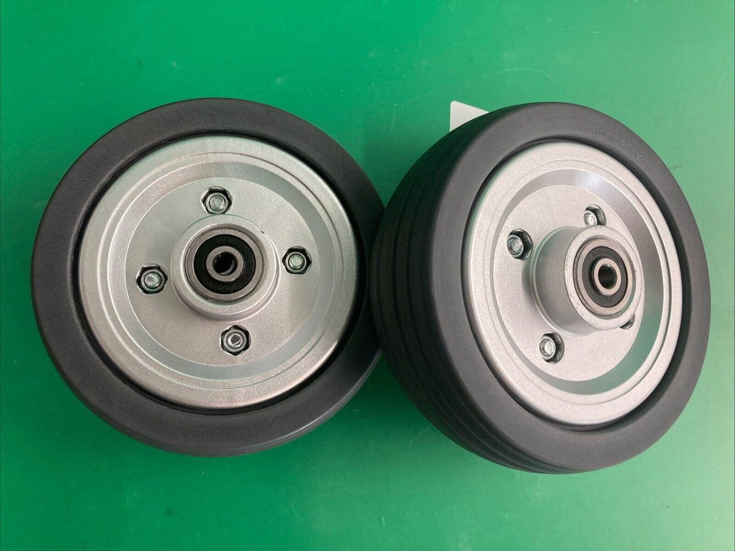 Solid Rear Caster Wheels for the Pride Jazzy J6 / Quantum J6 Powerchair #K450