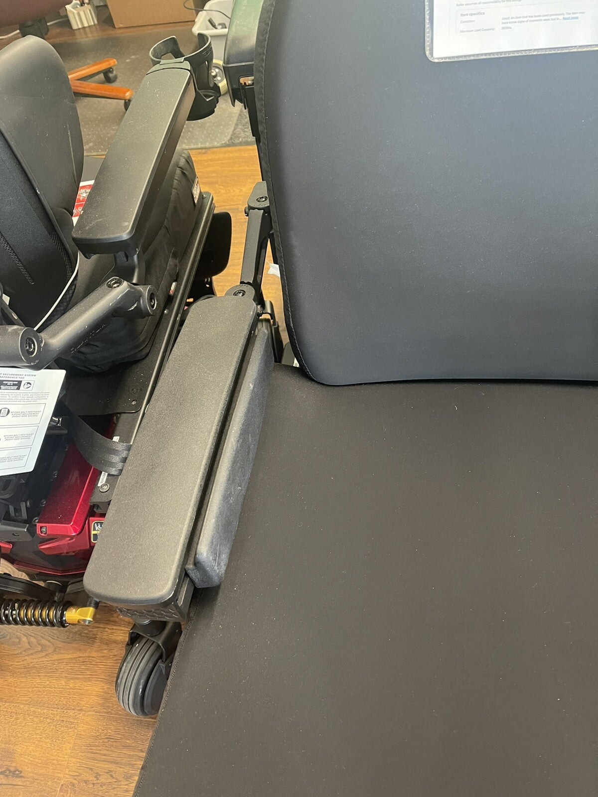 Set of 2* 11" Quantum Arm Rest Side Guards for Quantum Power Wheelchairs #i089