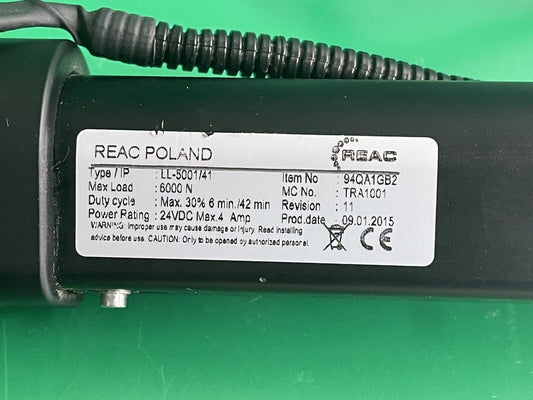 REAC Tilt Actuator for Quickie Power Wheelchairs LL5001/41 / 94QA1GB2 #i045